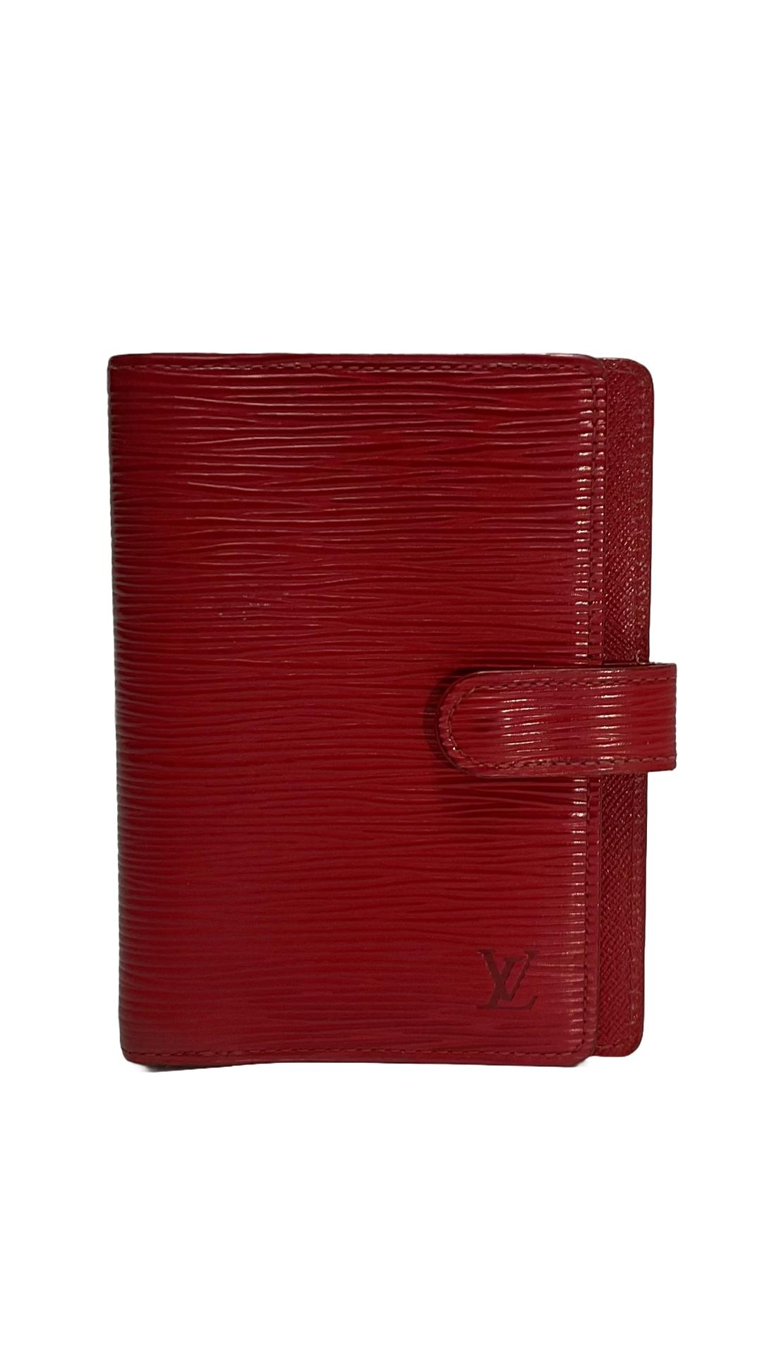 LOUIS VUITTON Agenda Epi Red on red