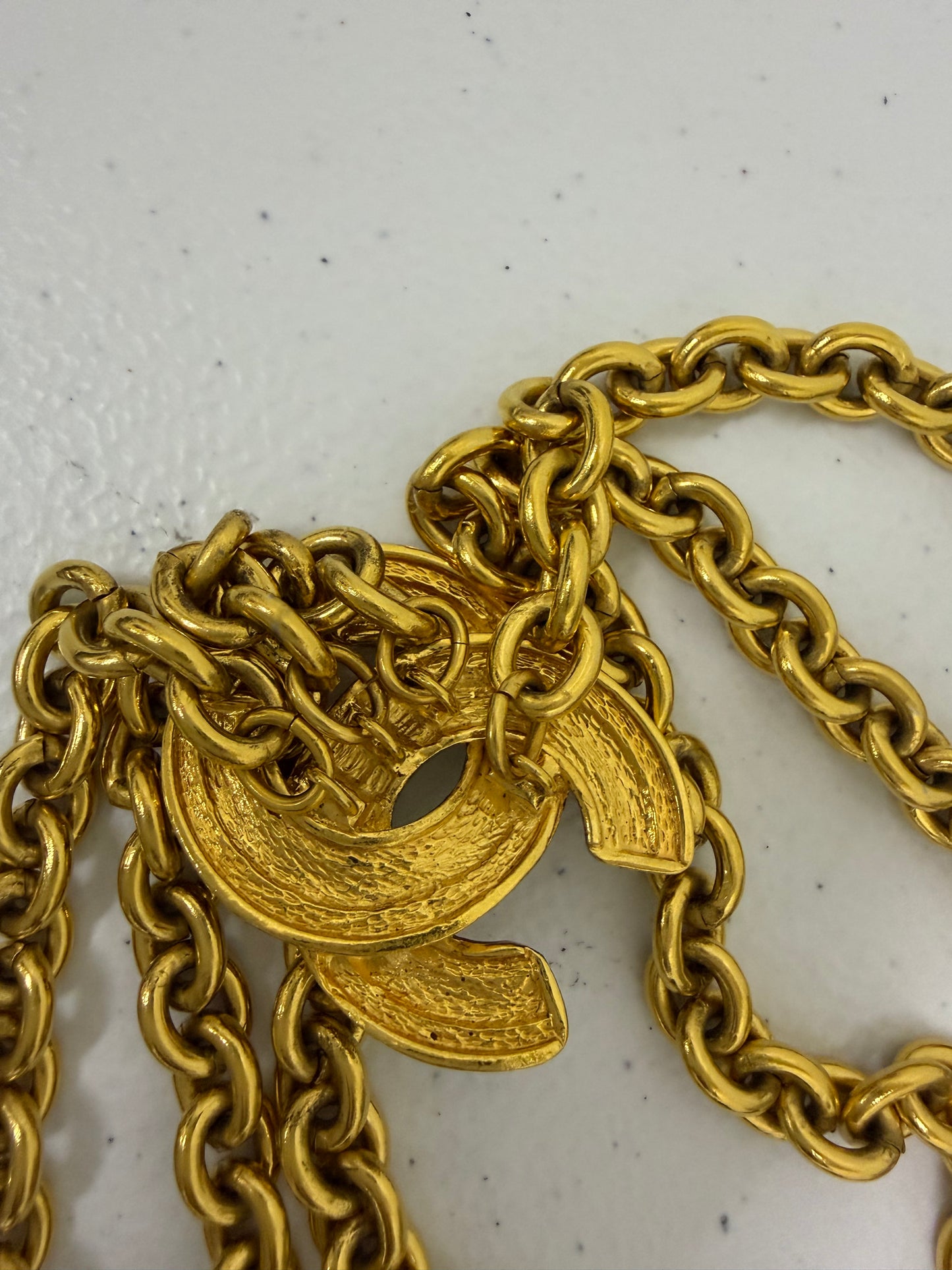 CHANEL CC Triple Chain Belt