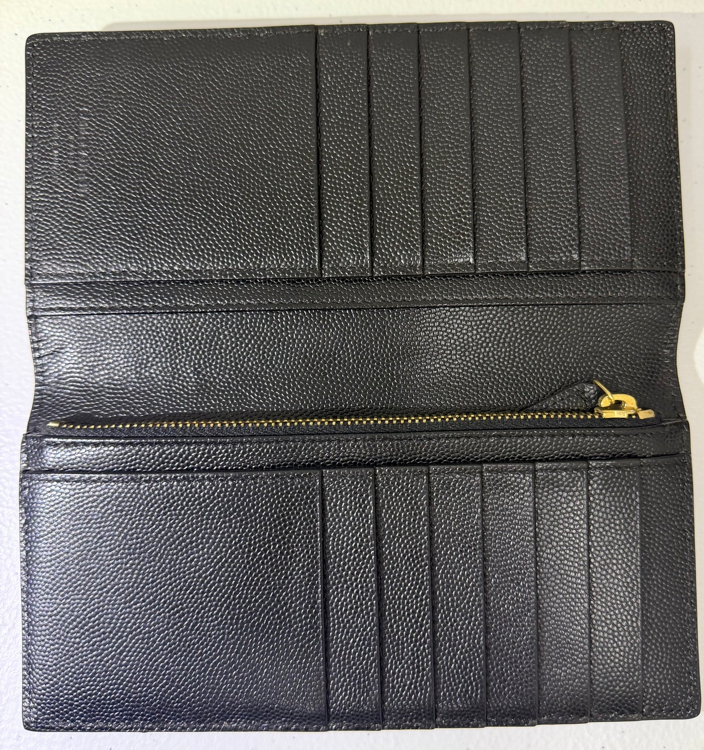 SAINT LAURENT Grained -Leather Wallet