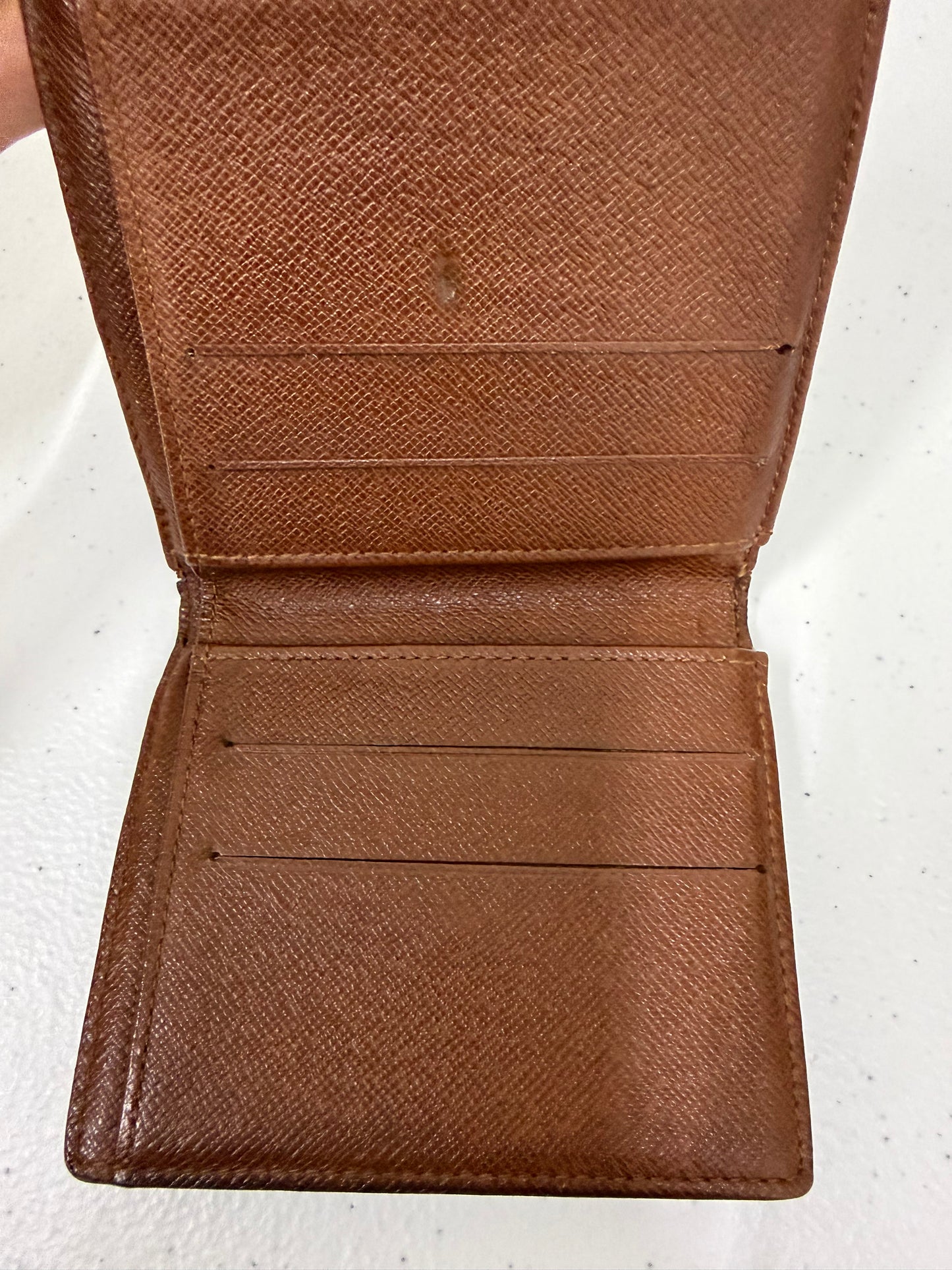 LOUIS VUITTON Monogram Canvas Elise Wallet