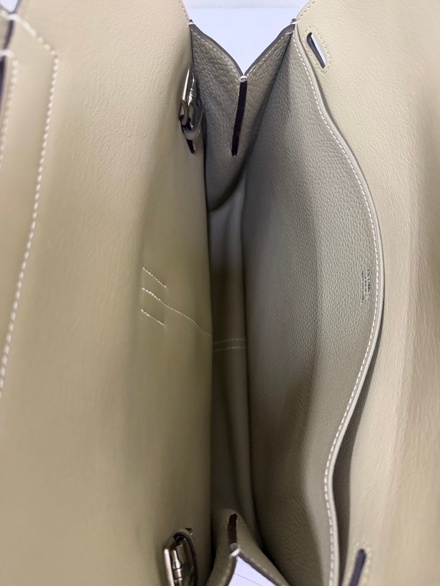 HERMÈS Halzan 31 Palladium Hardware