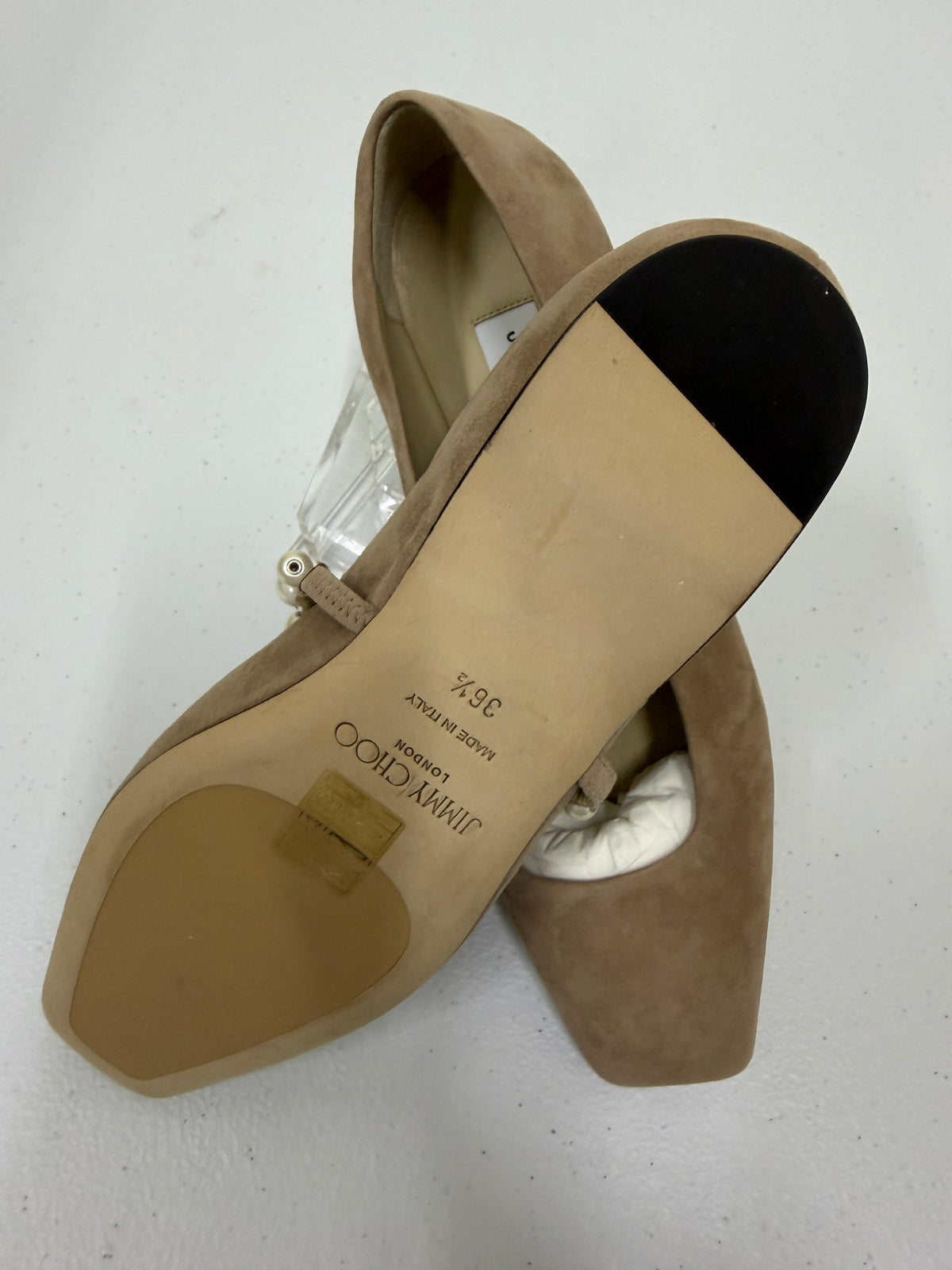 JIMMY CHOO Ade Suede ballet Flats