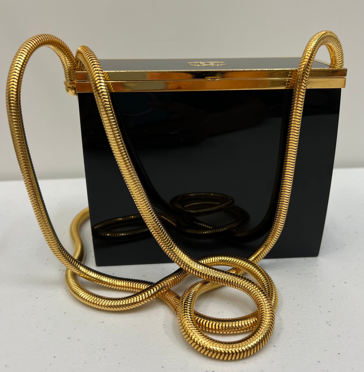 CHANEL Lucite Minaudiere Box