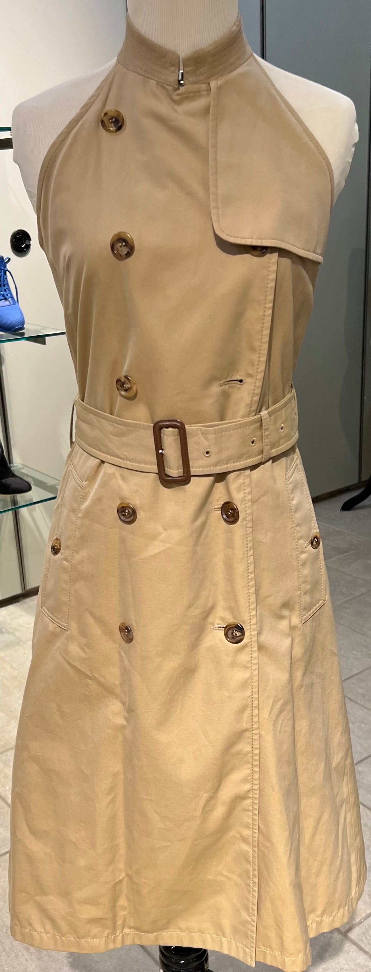 BURBERRY Sleeveless Trench Coat Dress