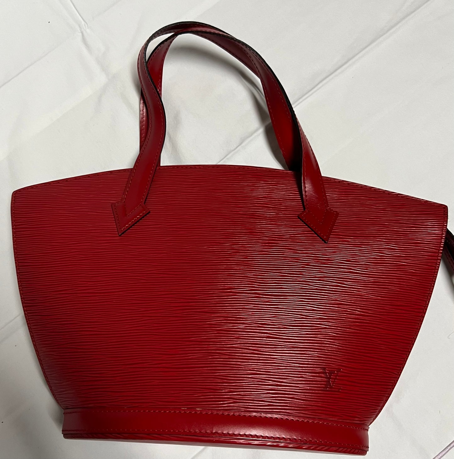 LOUIS VUITTON Saint Jacques PM Epi Red