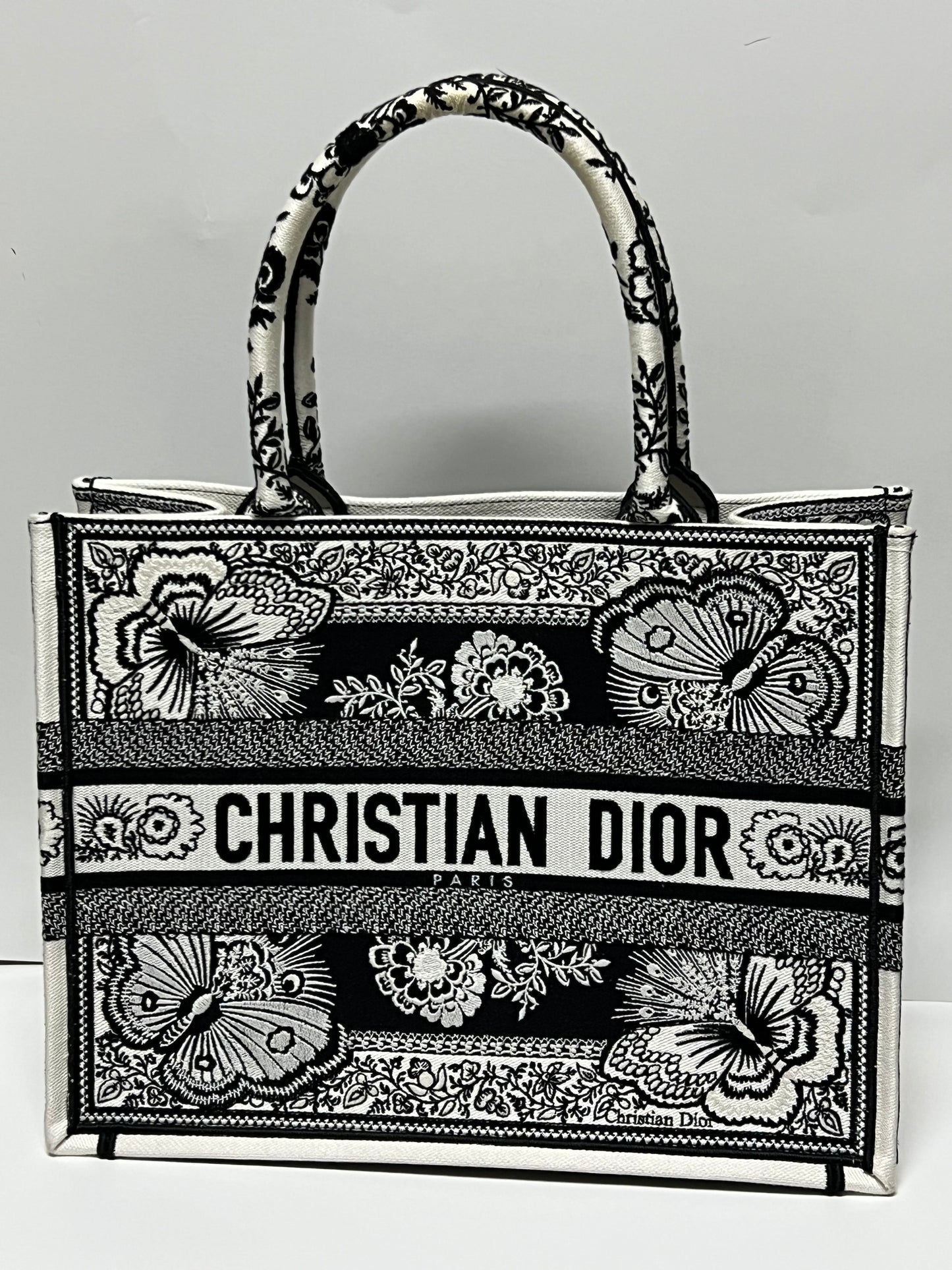 CHRISTIAN DIOR Butterfly Bandana Book Tote