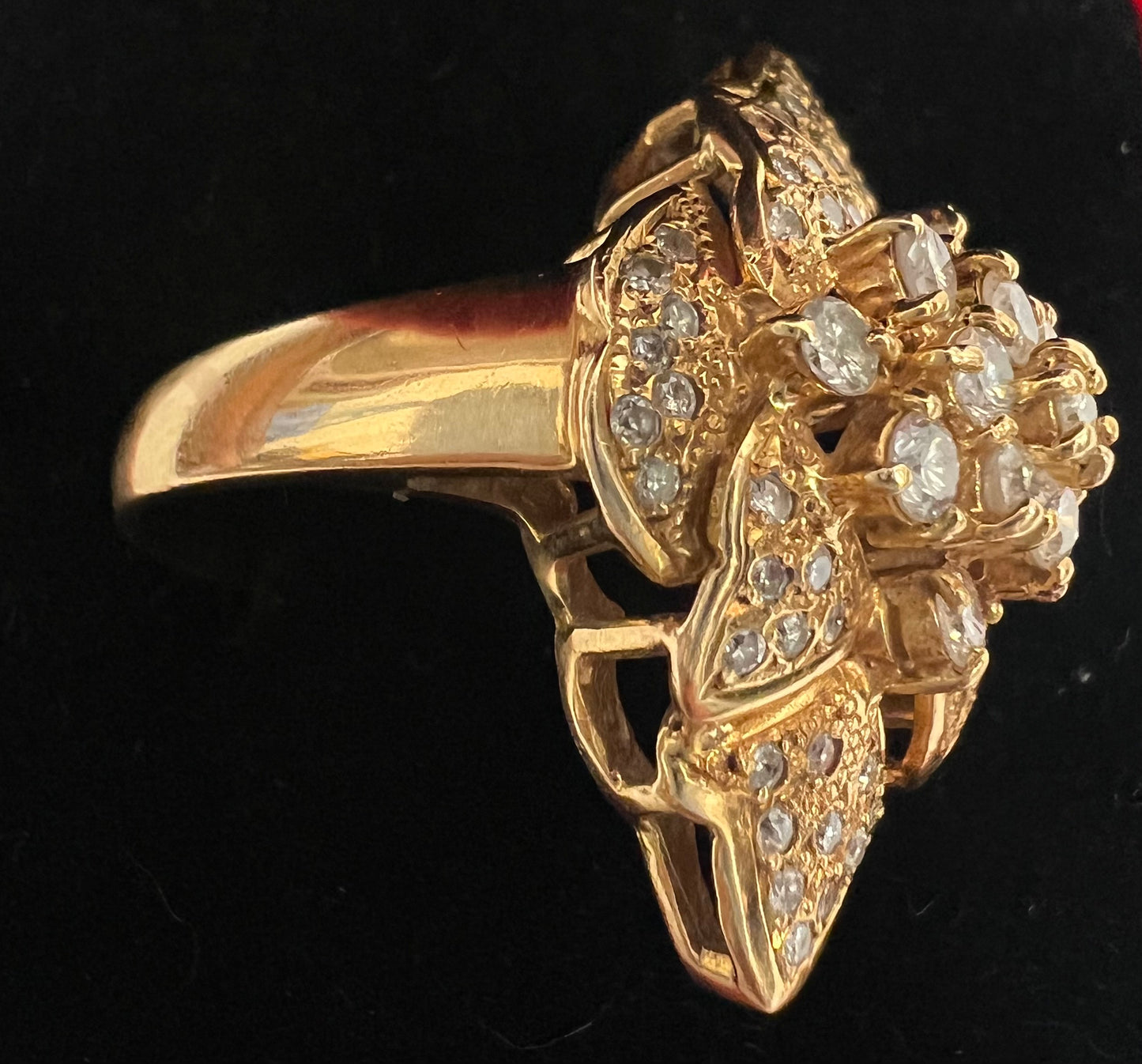 FINE JEWELRY Diamond Flowers Ring