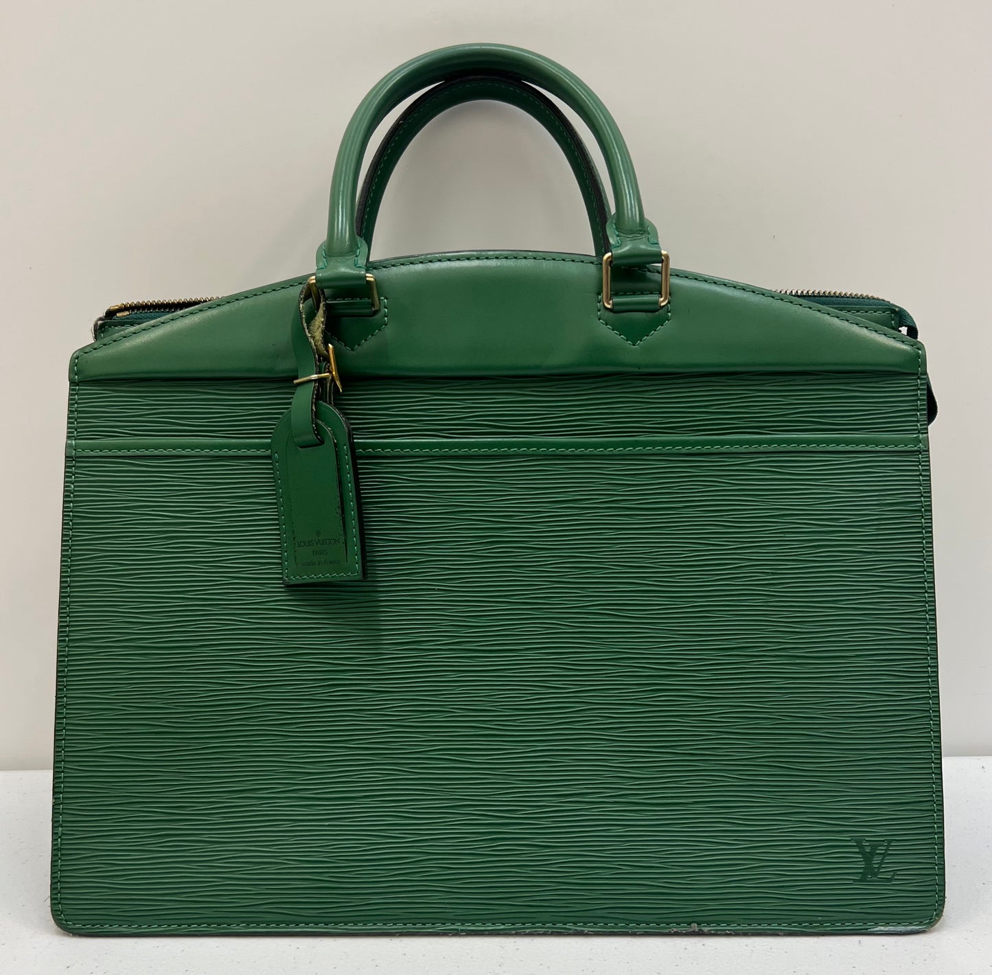 LOUIS VUITTON Reviera Green Epi Leather