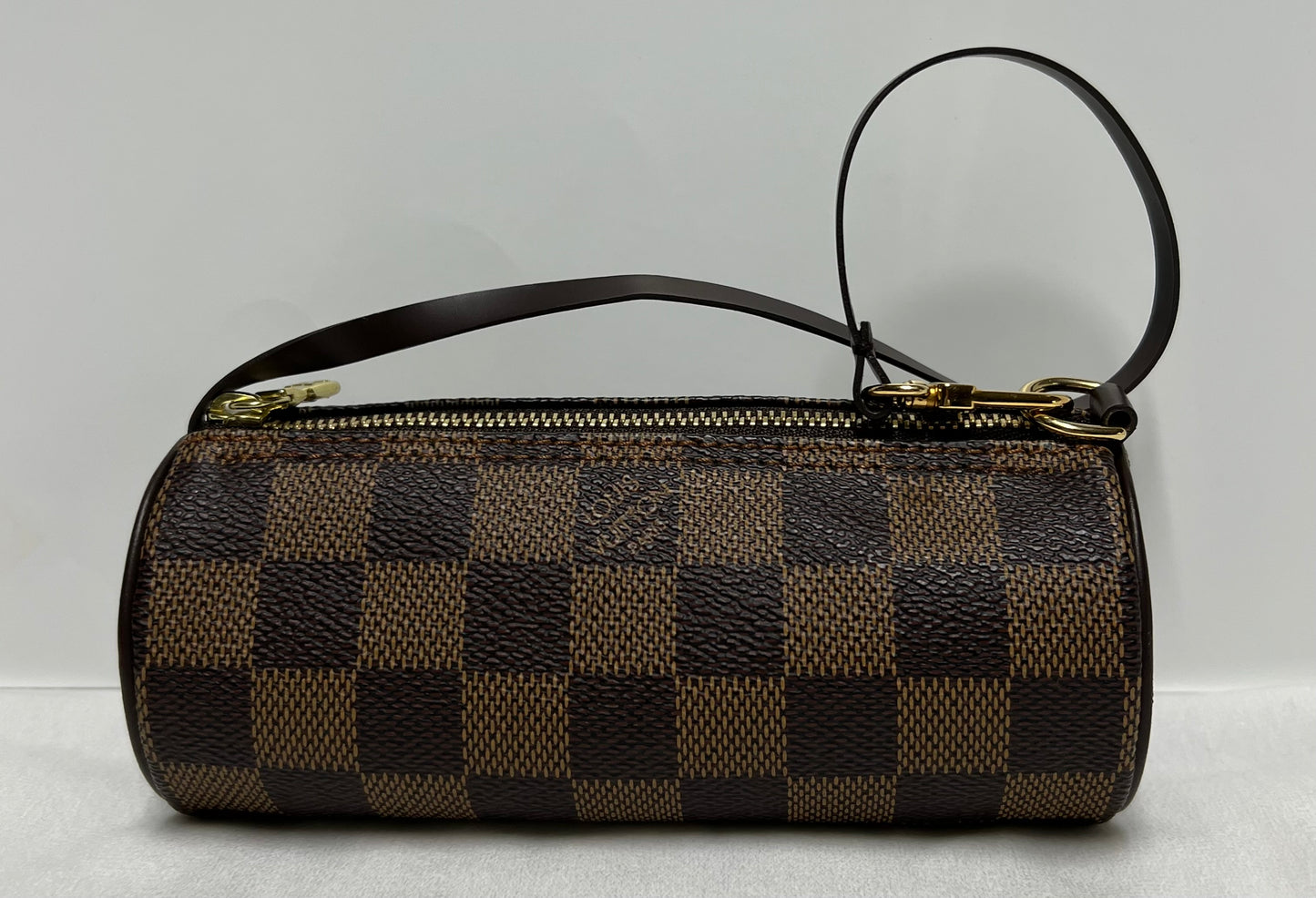 LOUIS VUITTON  Papillon Clutch Damier Ebene
