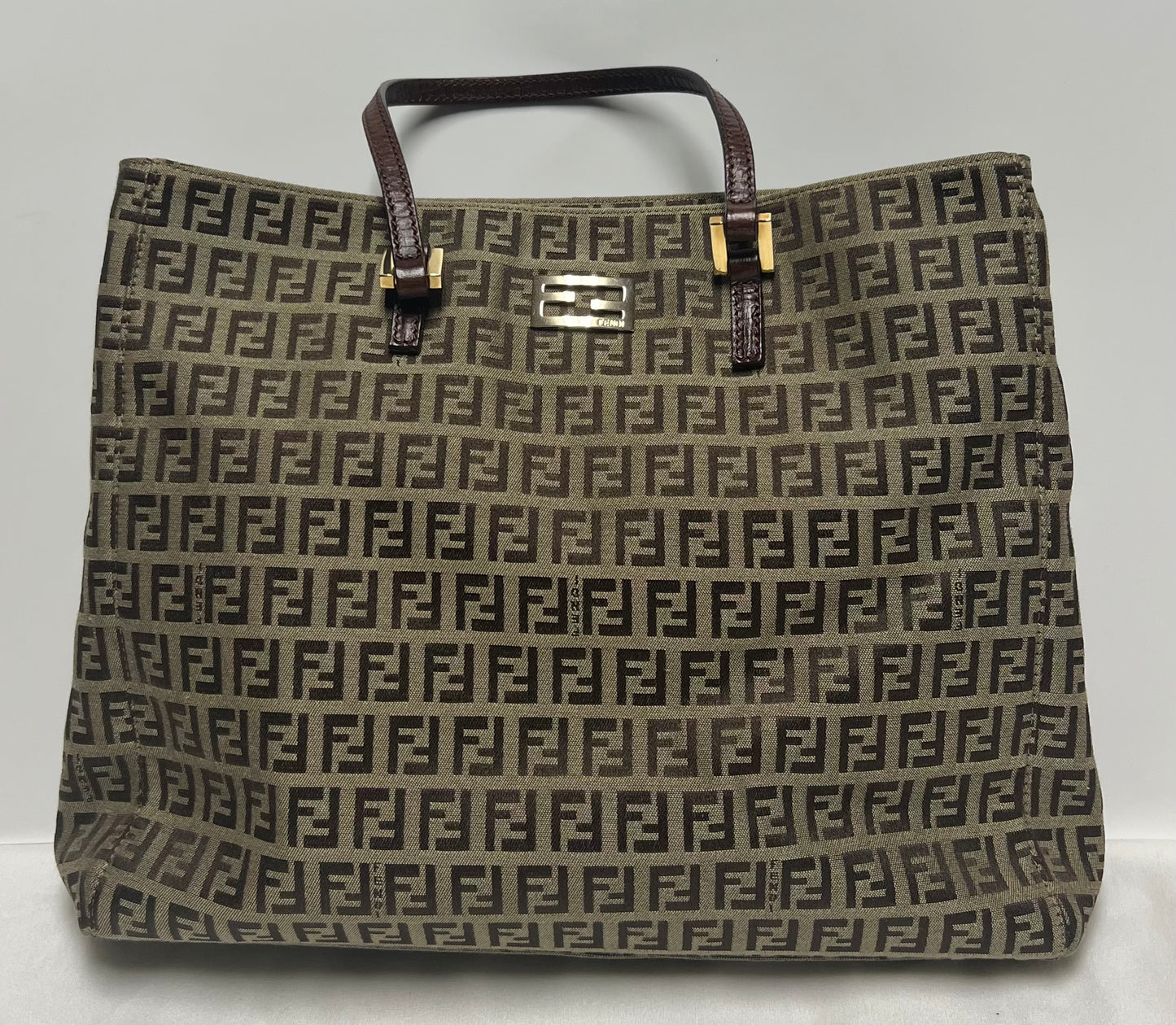 FENDI FF Zucchino Shoulder bag