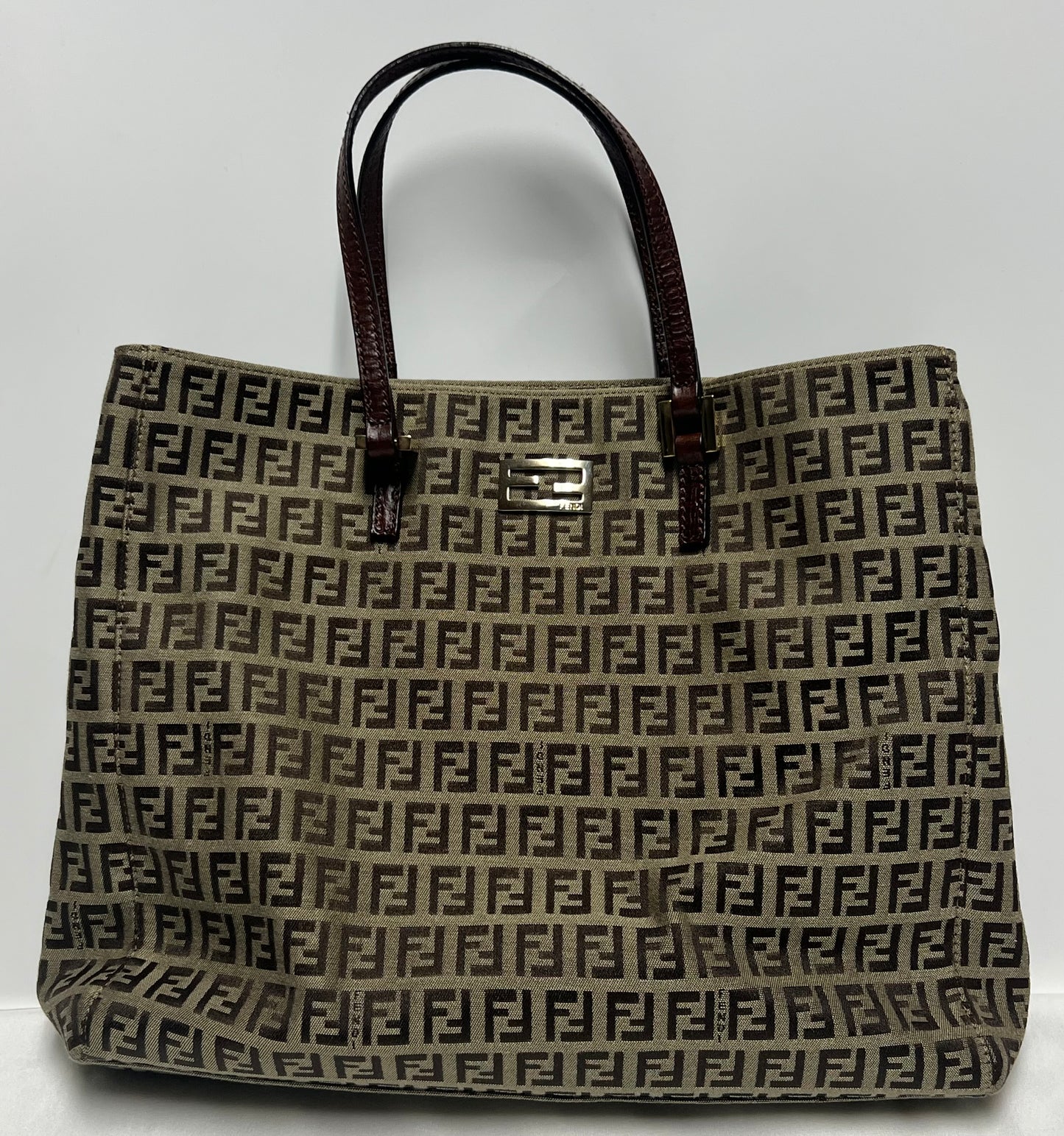 FENDI FF Zucchino Shoulder bag