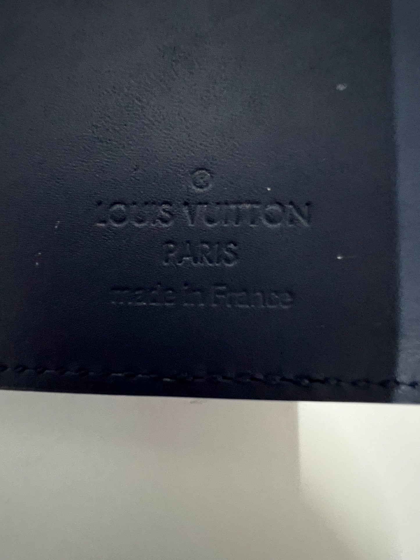 LOUIS VUITTON Pocket Organizer Blue