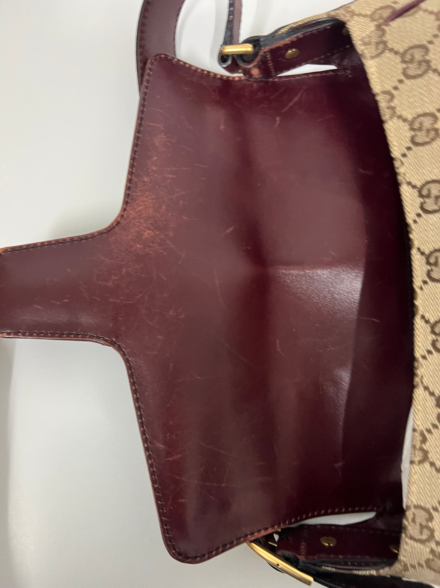 GUCCI Horsebit Burgundy