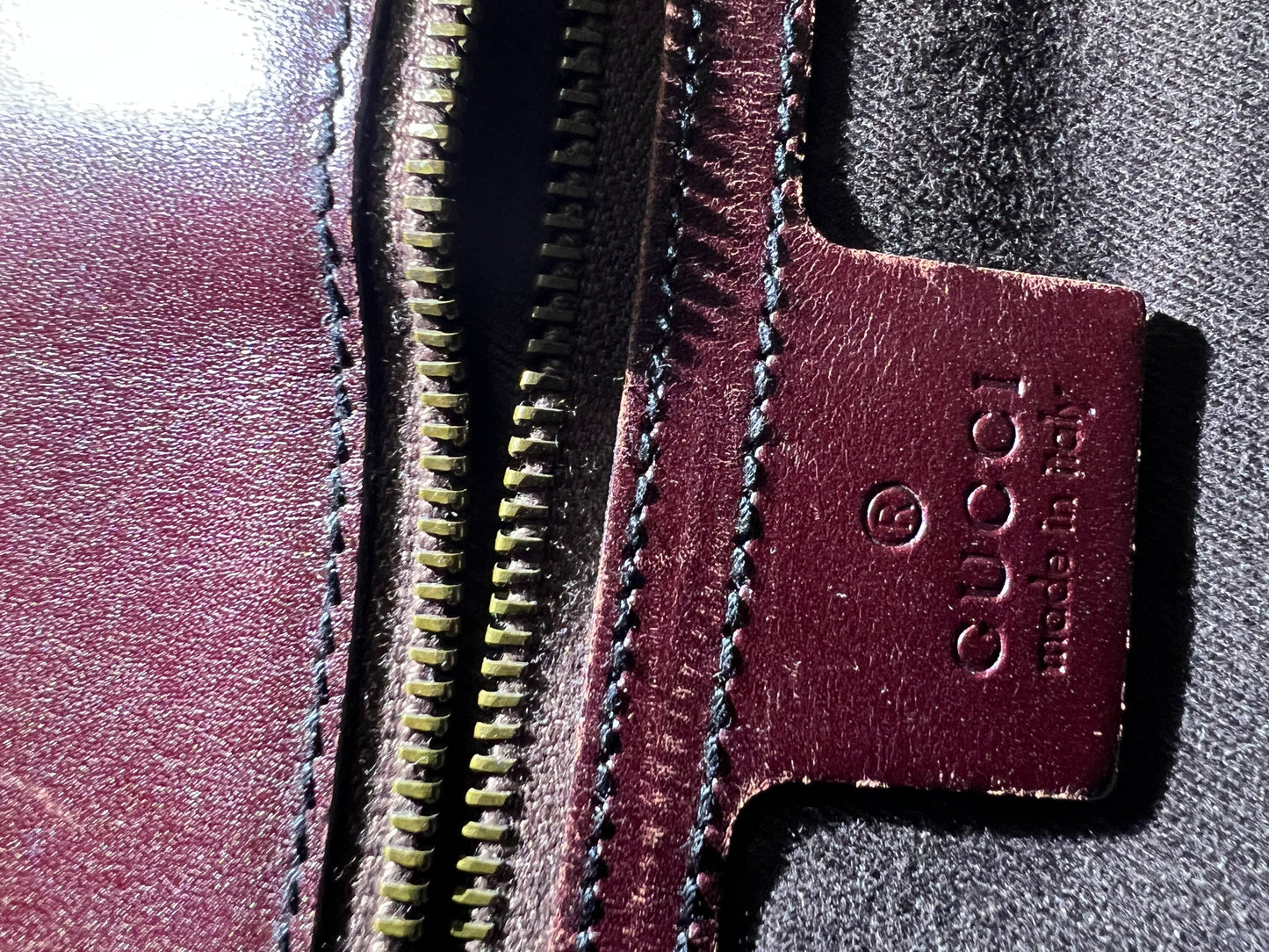 GUCCI Horsebit Burgundy