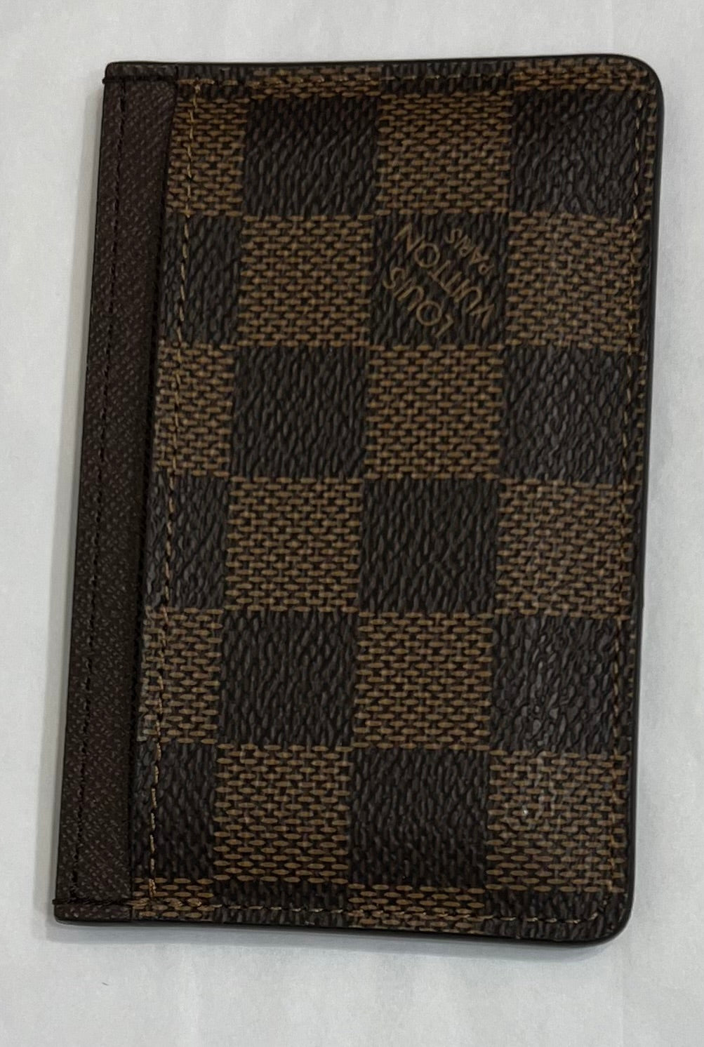 LOUIS VUITTON Damier Ebene Cardholder