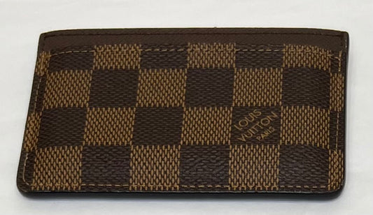 LOUIS VUITTON Damier Ebene Cardholder