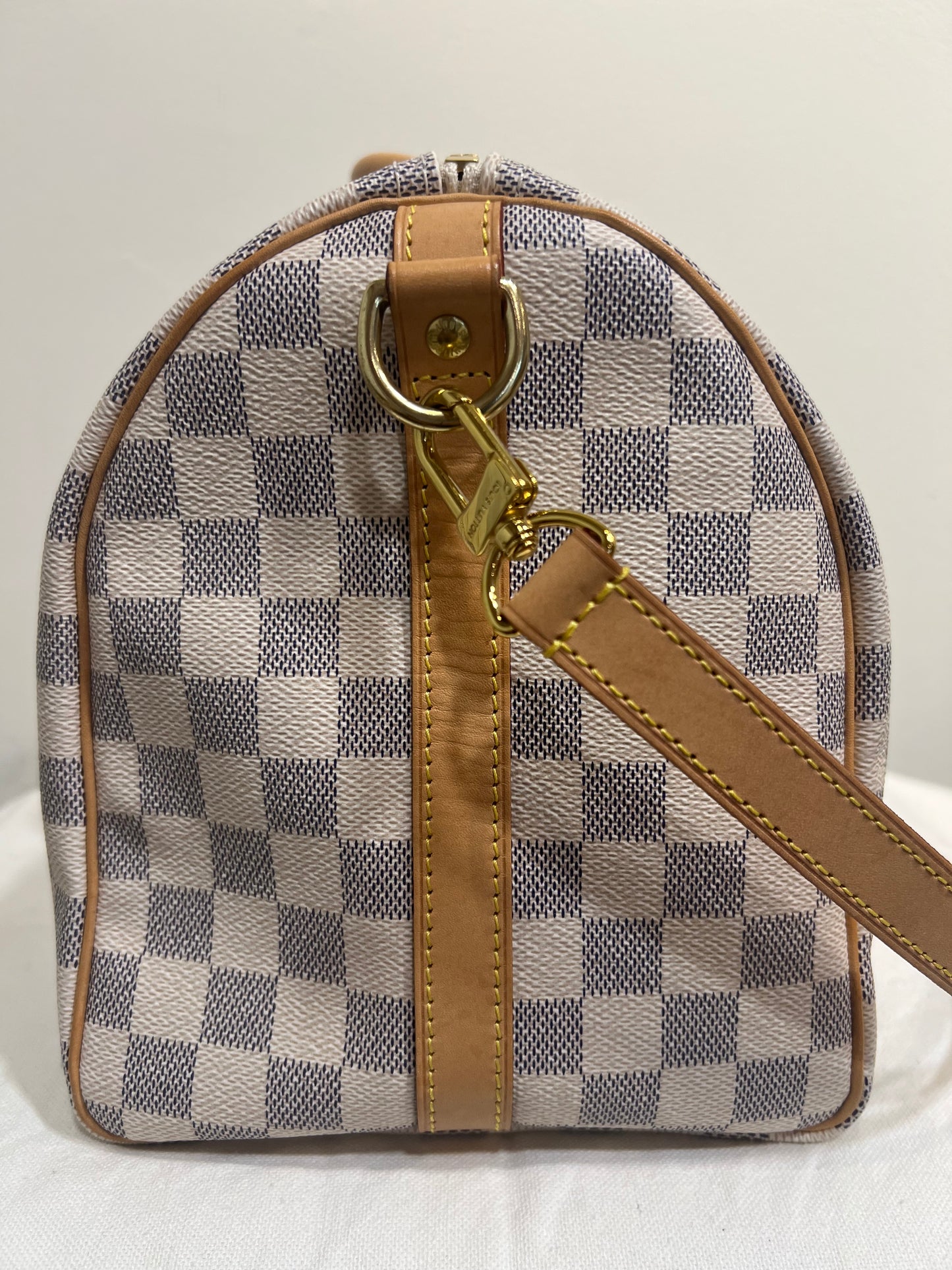 LOUIS VUITTON Speedy 30 Bandoulière Azur Damier