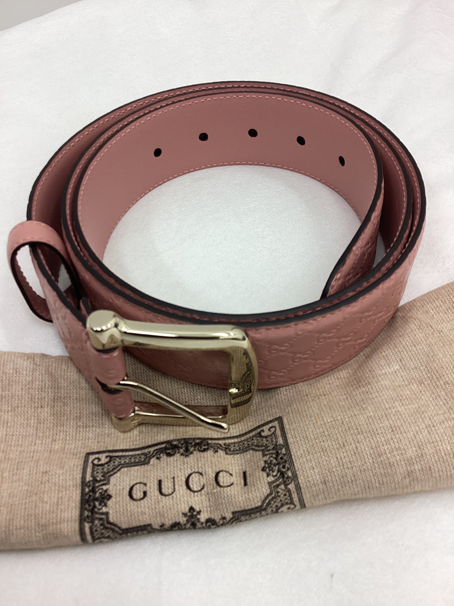 Womens pink hot sale gucci belt