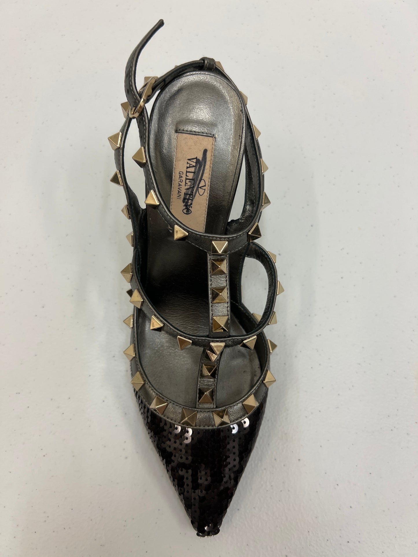 VALENTINO GARAVANI Metallic Black/Gray