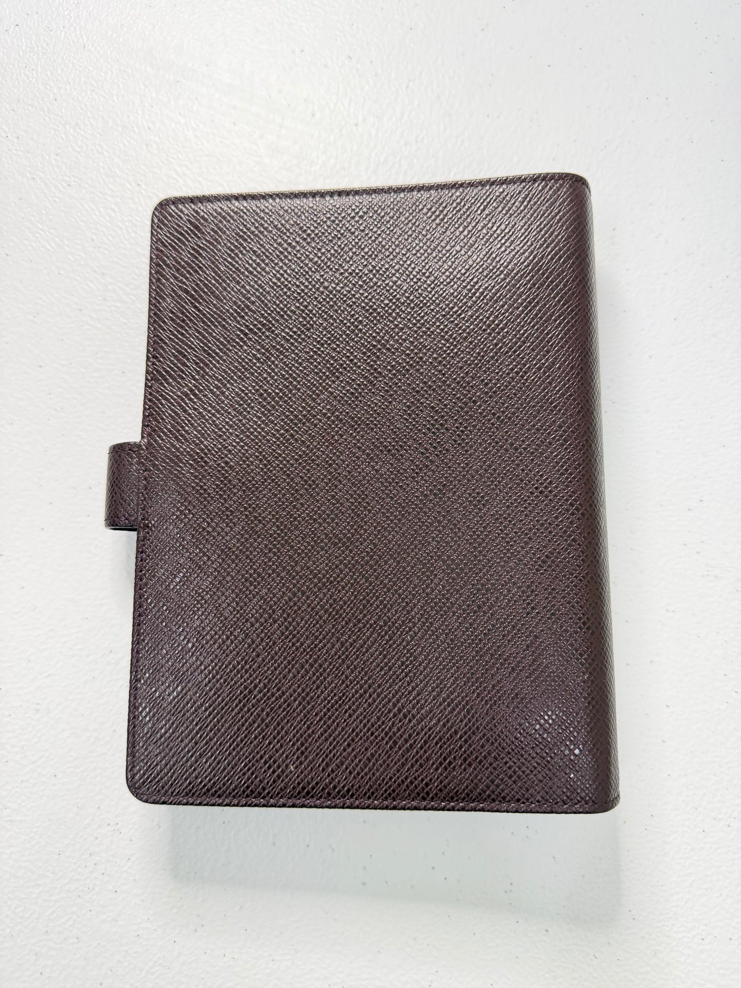 LOUIS VUITTON Agenda MM Brown Epi Leather