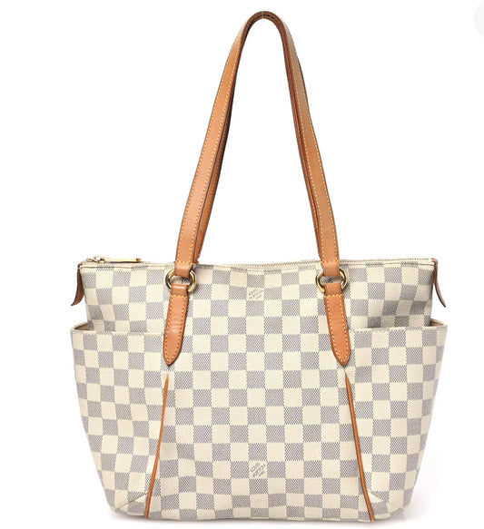 LOUIS VUITTON Totally PM Azur Damier
