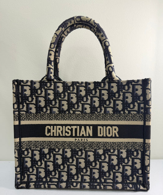 CHRISTIAN DIOR Oblique Canvas Small