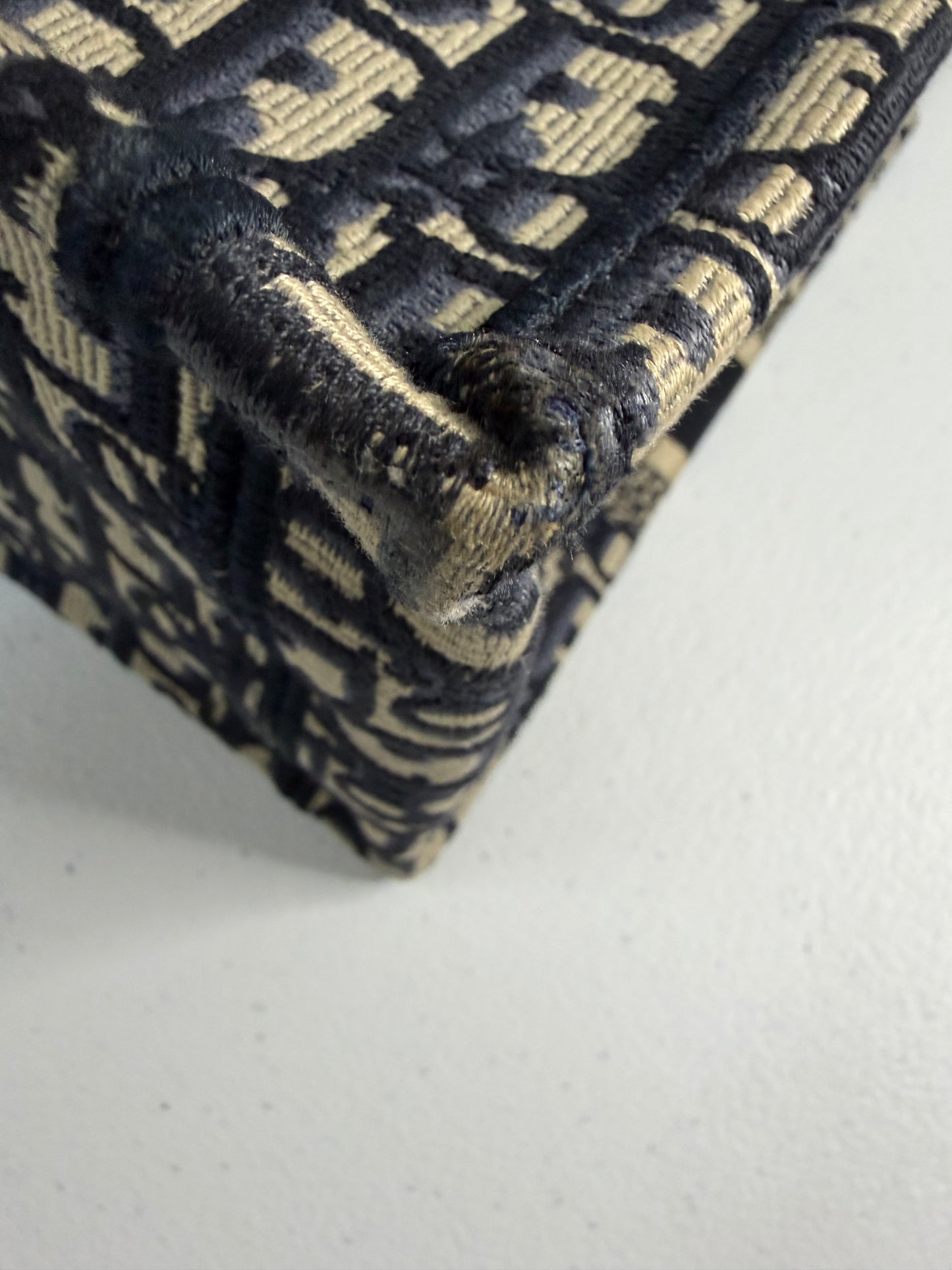 CHRISTIAN DIOR Oblique Canvas Small