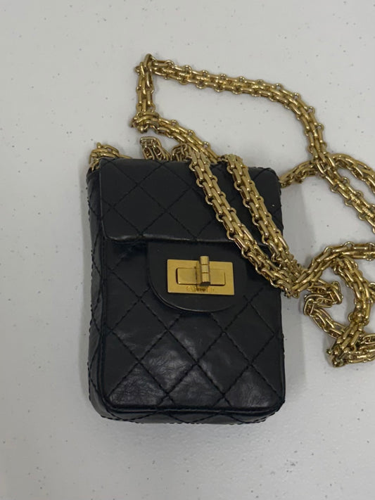 CHANEL Black Reissue 2.55 mini bag
