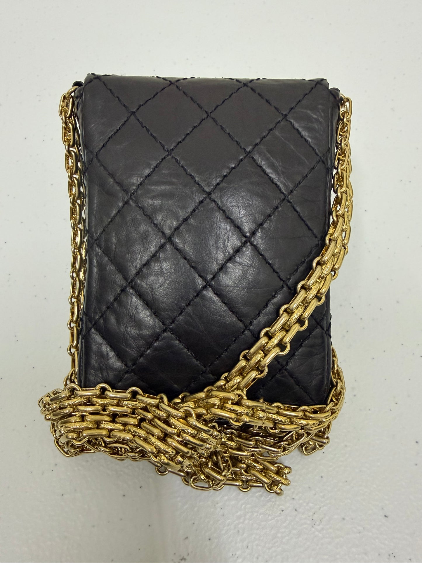 CHANEL Black Reissue 2.55 mini bag