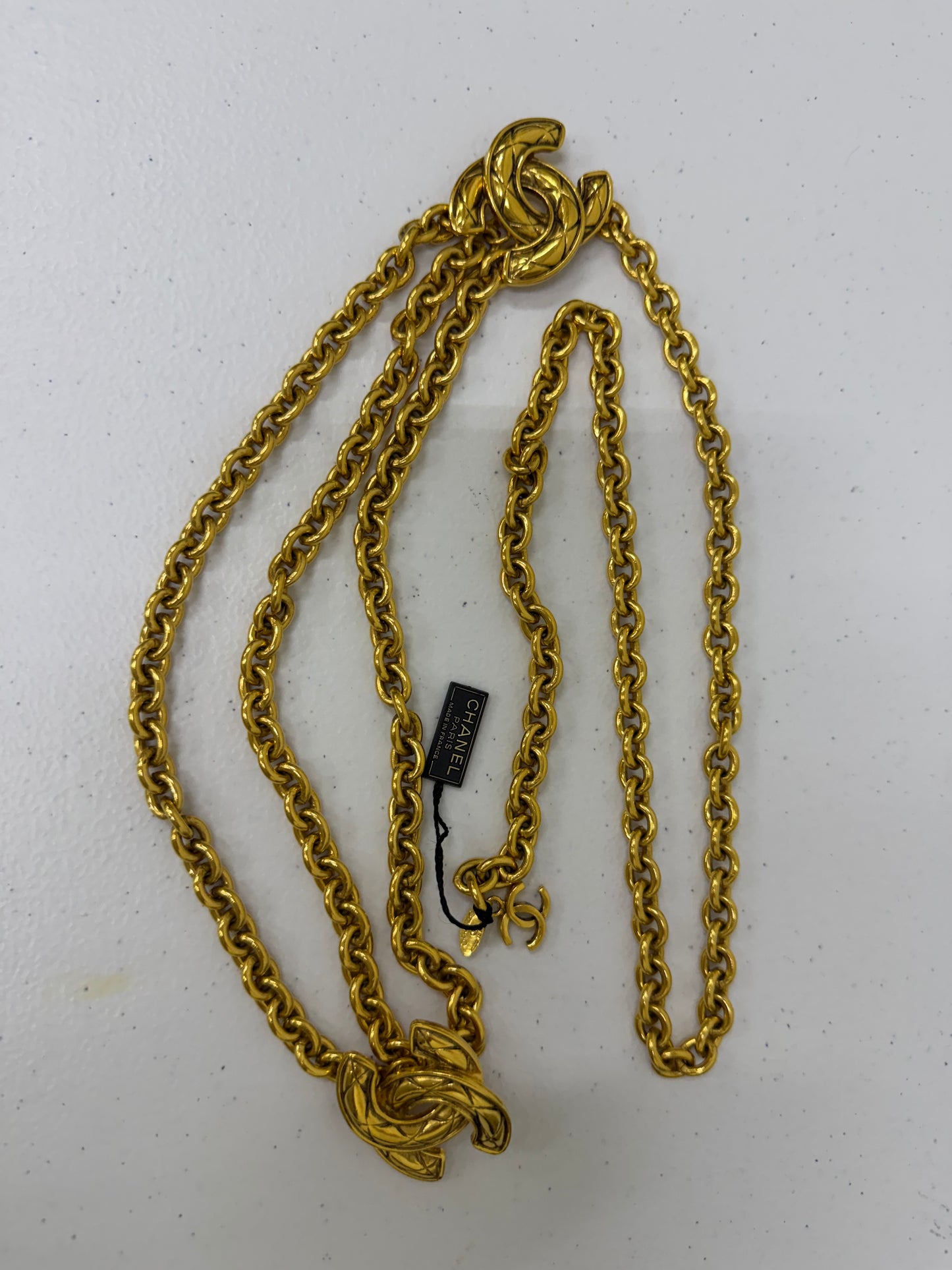 CHANEL CC Triple Chain Belt