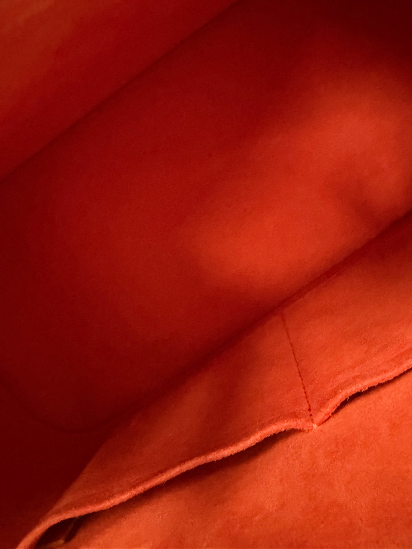 LOUIS VUITTON Alma MM Orange Epi Leather
