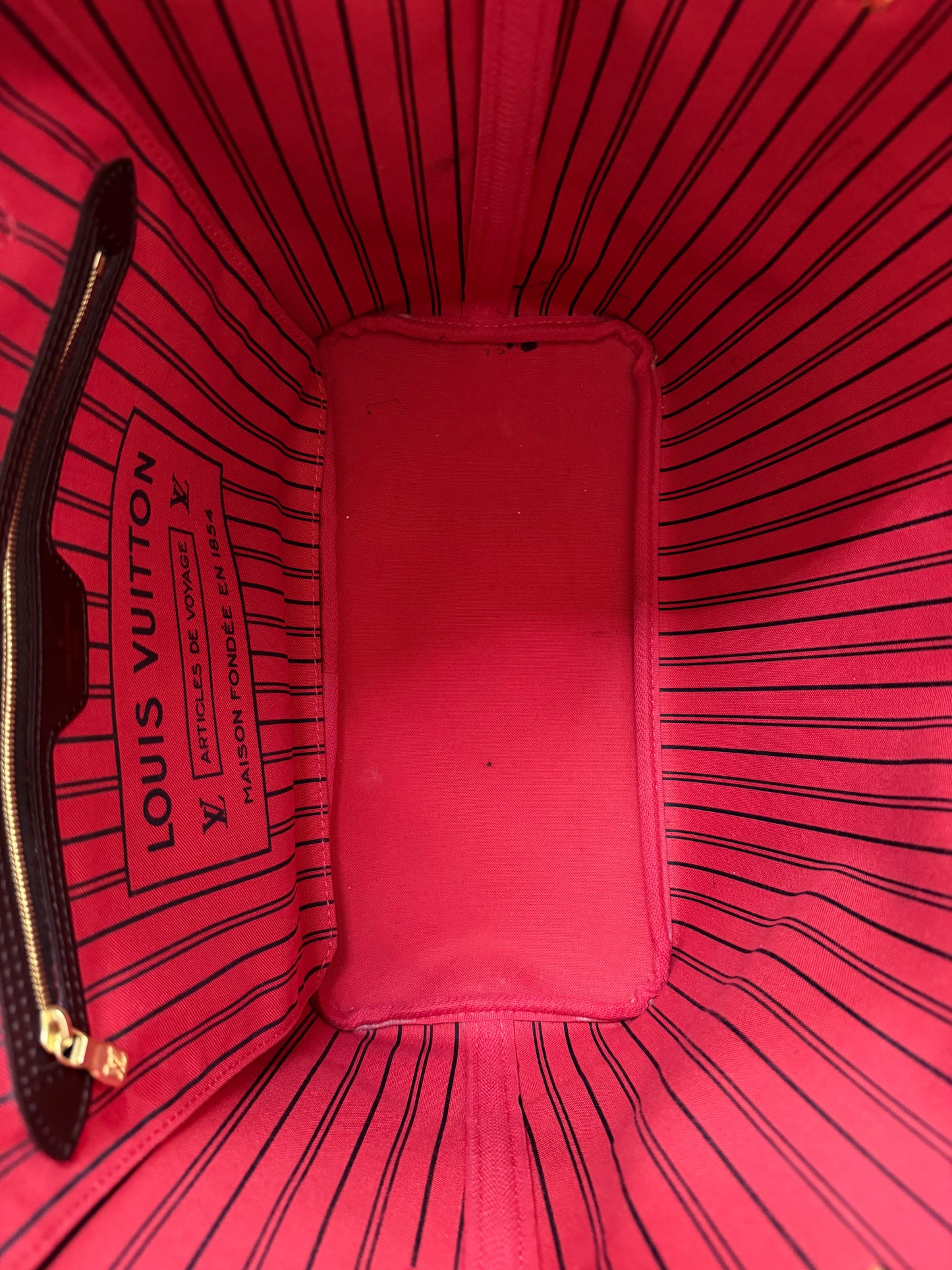 LOUIS VUITTON Neverfull MM Damier Ebene