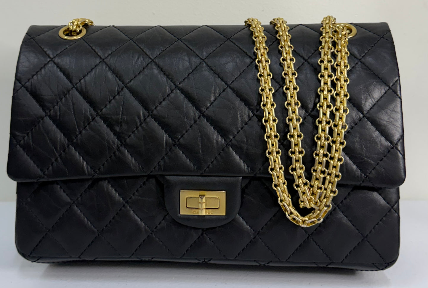 CHANEL 2.55 Reissue Double Flap Aged Calfskin