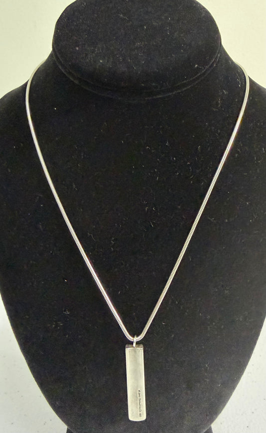 TEFFANY & CO 925 Bar Necklace