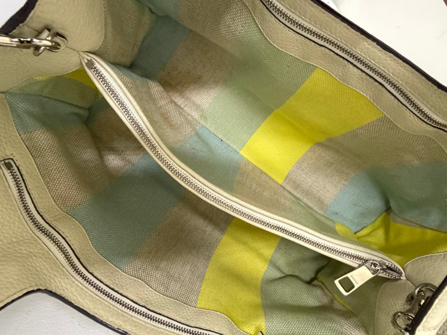 GUCCI Bamboo Cutout Flap Tote