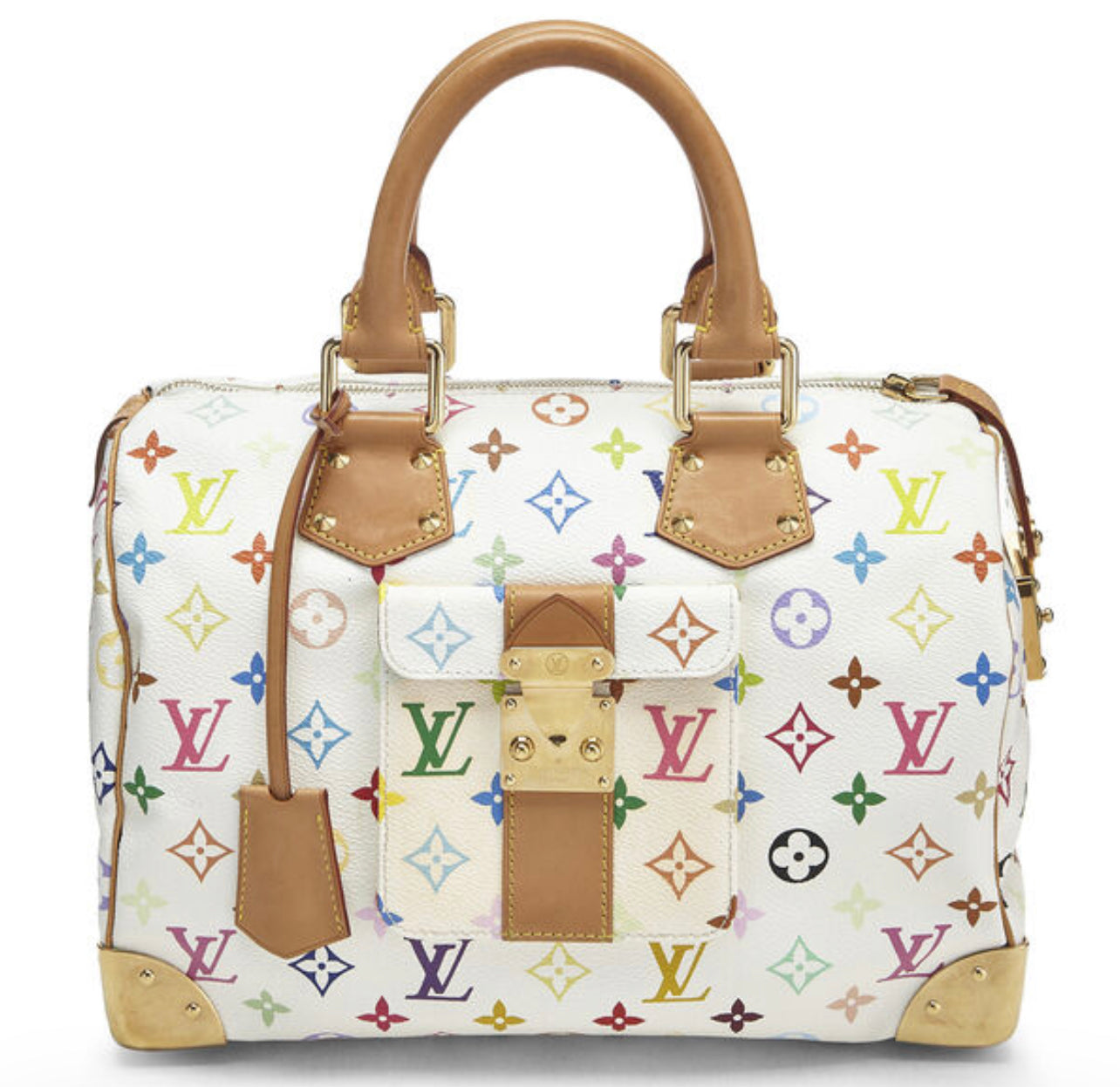 LOUIS VUITTON Speedy 30 Murakami Multicolor