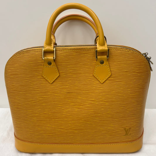 LOUIS VUITTON Alma Epi Yellow