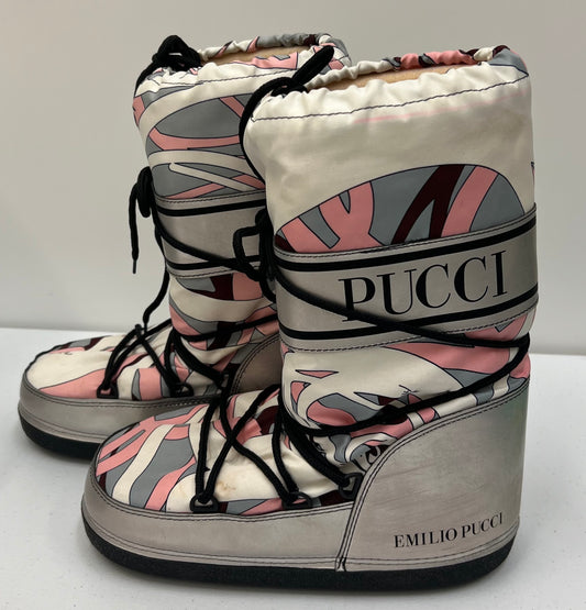 EMILIO PUCCI Printed Moon Boots