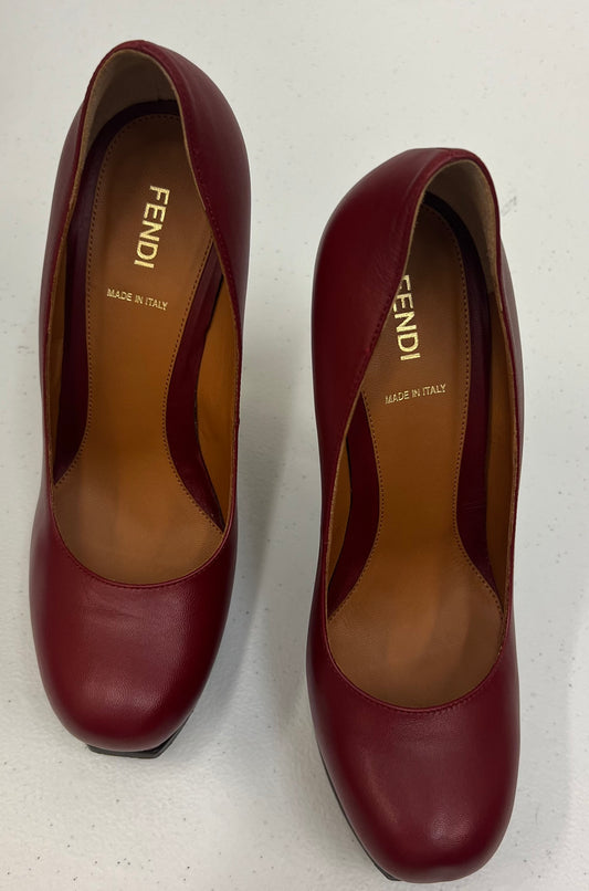 FENDI Red Leather Fendista