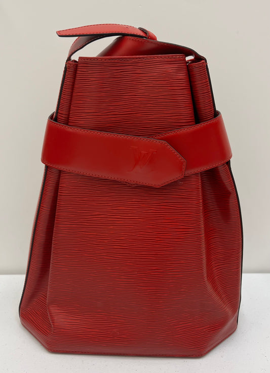 LOUIS VUITTON D’Epaule Epi Red