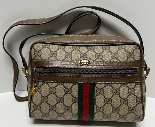 GUCCI GG Supreme Ophidia Crossbody