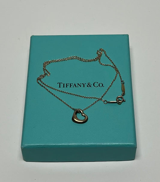 TIFFANY&CO. Open Heart Necklace