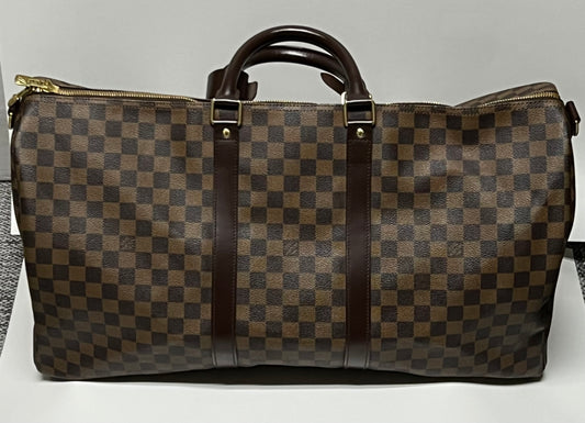 LOUIS VUITTON Bandouliere 55 Damier Ebene