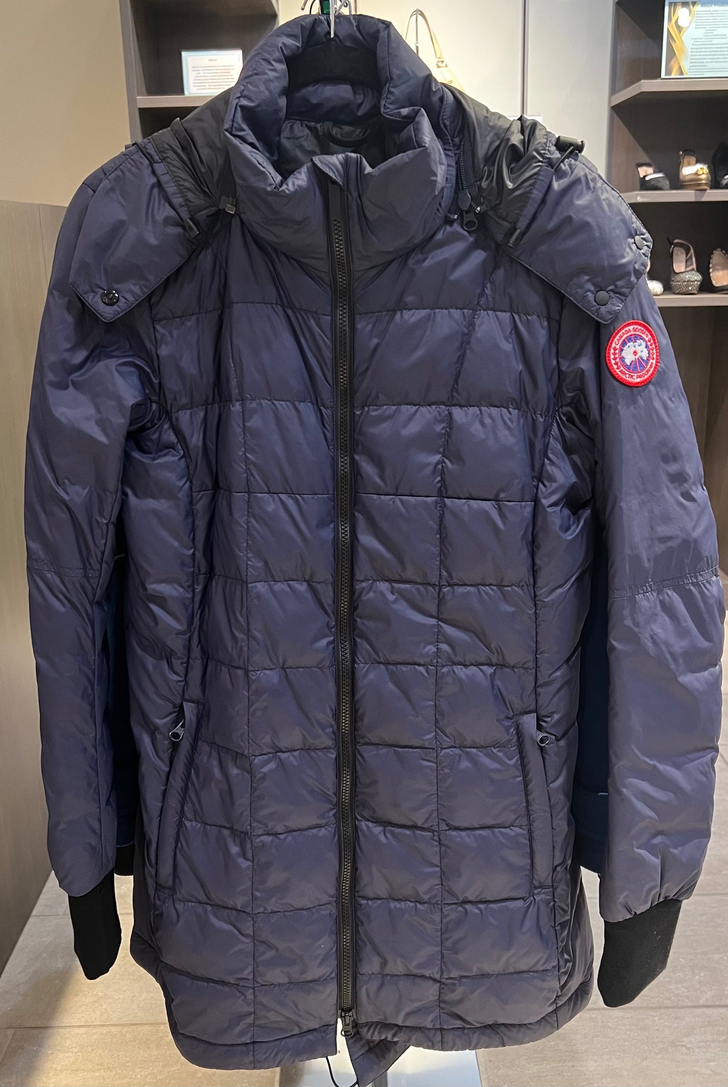 CANADA GOOSE Coat Navy Blue Large