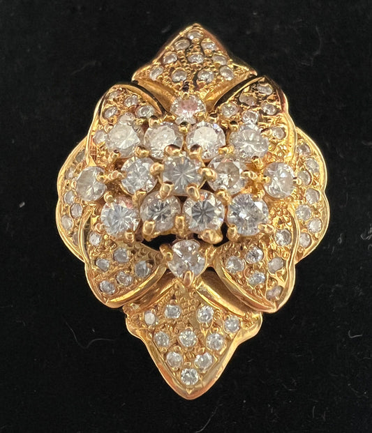 FINE JEWELRY Diamond Flowers Ring