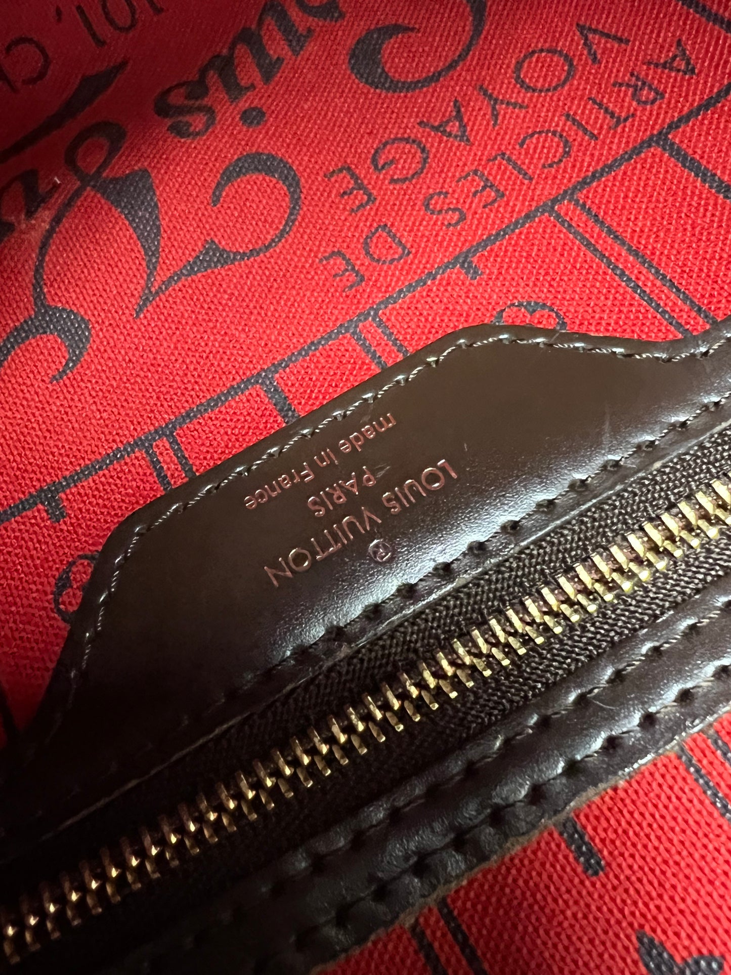 LOUIS VUITTON Neverfull PM Damier Ebene