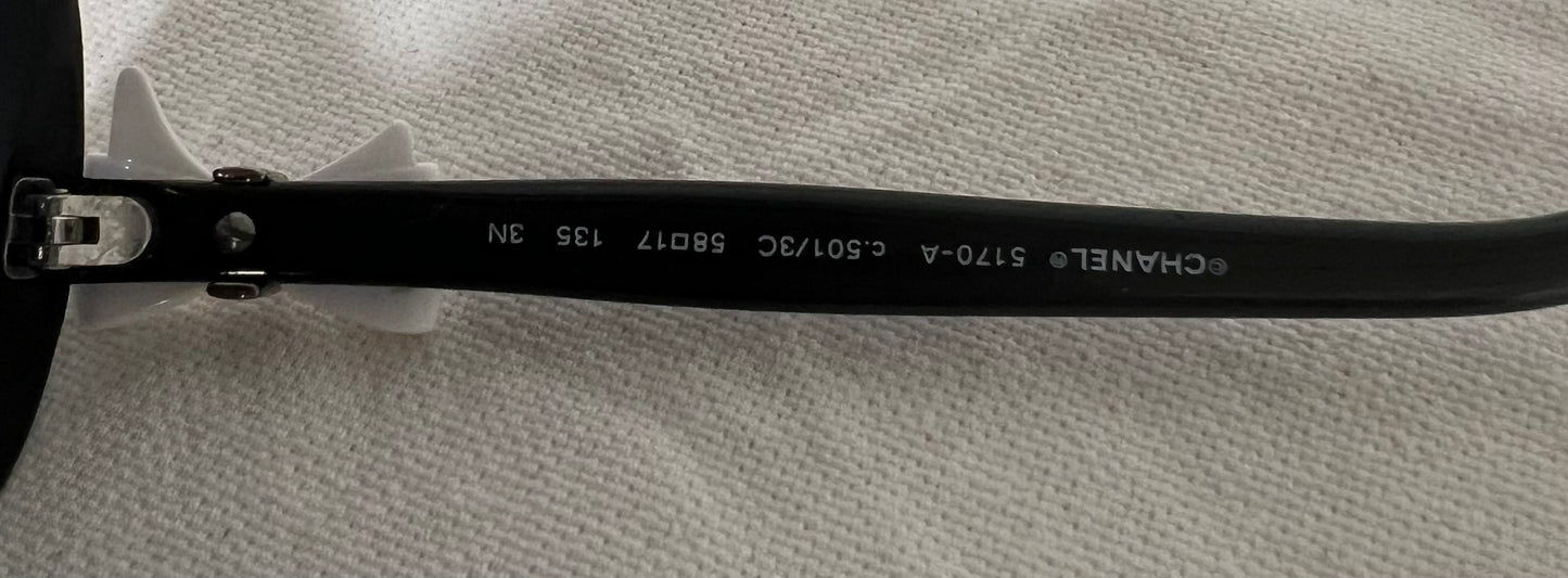 CHANEL Glasses Black