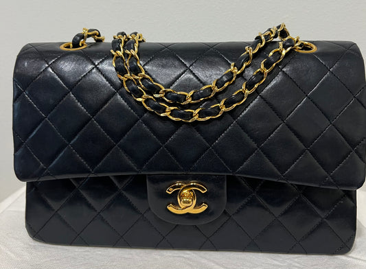 CHANEL Double Flap Black