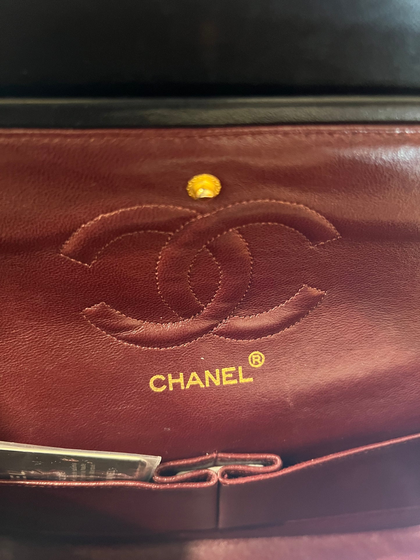 CHANEL Double Flap Black