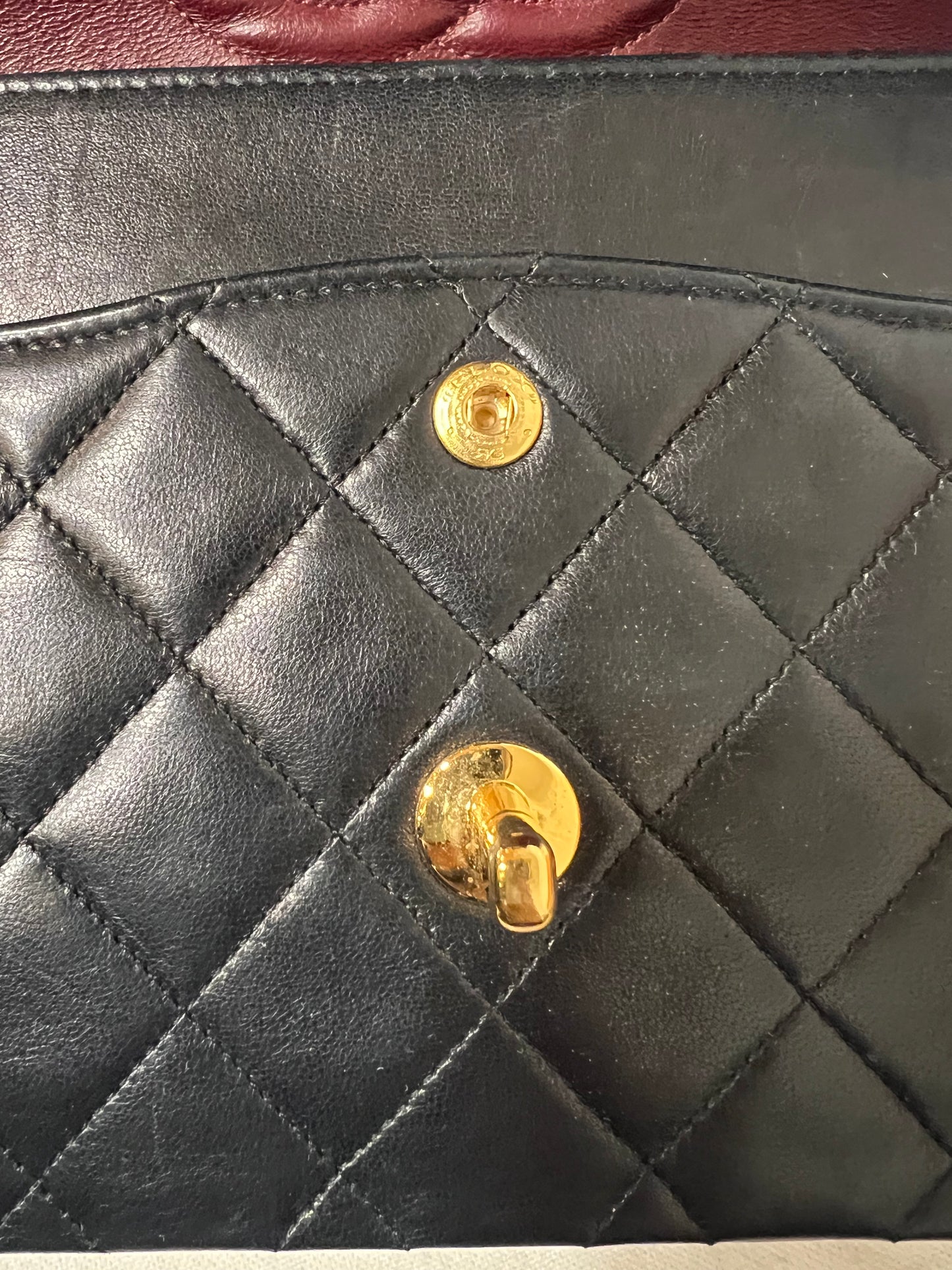 CHANEL Double Flap Black